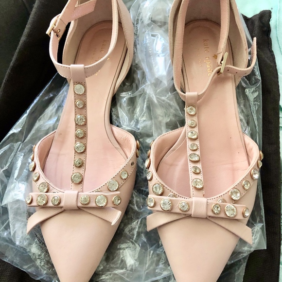 Kate Spade Blush Becca Flats, Size 8 - Picture 2 of 3